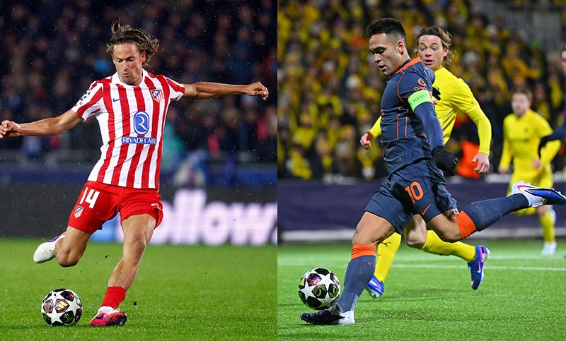 Champions League: empató el Atlético de Madrid y perdió Inter de Italia