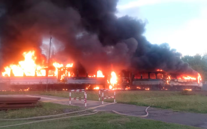 Incendio en el Tren de las Sierras de Córdoba: evacuaron más de 120 pasajeros