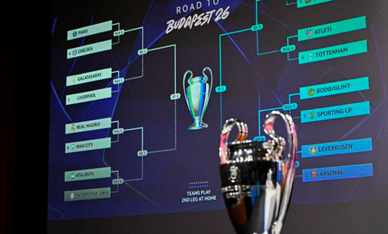 Se definieron los cruces de octavos de final de la Champions League