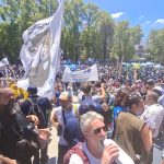 Los gremios rosarinos del Frente de Sindicatos Unidos se movilizan este jueves a Buenos Aires