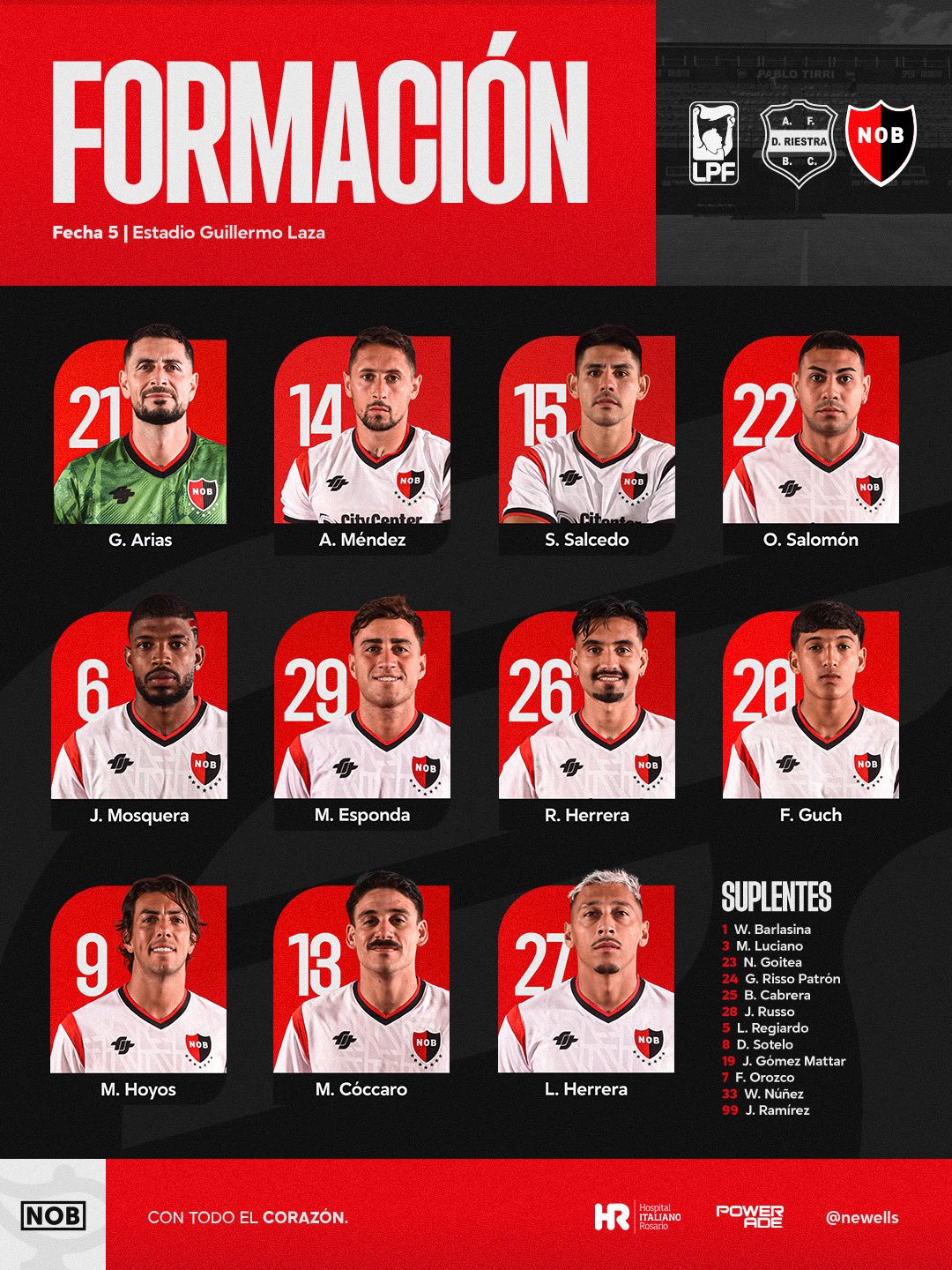 Formación de Newell's confirmada
