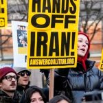 Manifestantes estadounidenses salieron a las calles para oponerse a la guerra contra Irán
