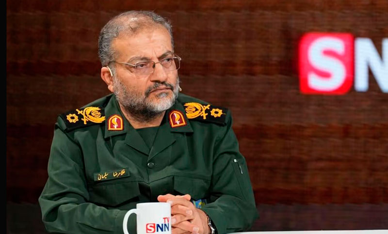Irán confirmó la muerte del jefe de la milicia Basij y promete venganza