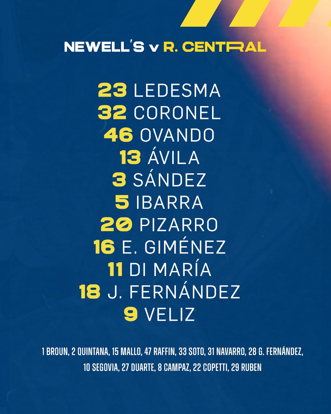 Formación de Central