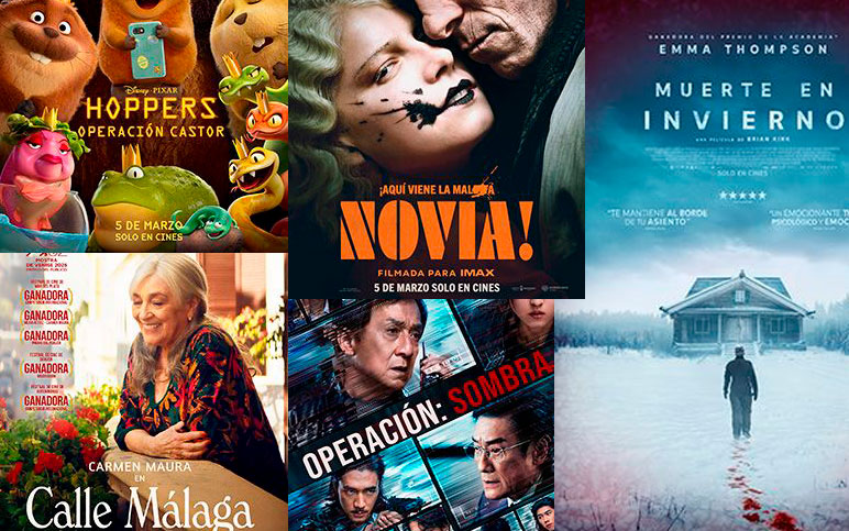 Cinco nuevas películas desembarcan en los cines de la ciudad y renuevan la cartelera local