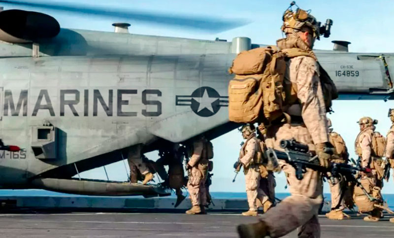 Estados Unidos despliega 3.500 infantes de marina en Medio Oriente, mientras crecen las tensiones con Irán