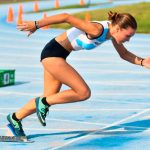 Torneo de atletismo «Día internacional de la Mujer» en el estadio municipal