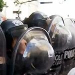 Represión policial en el Congreso contra manifestantes por la Ley de Glaciares