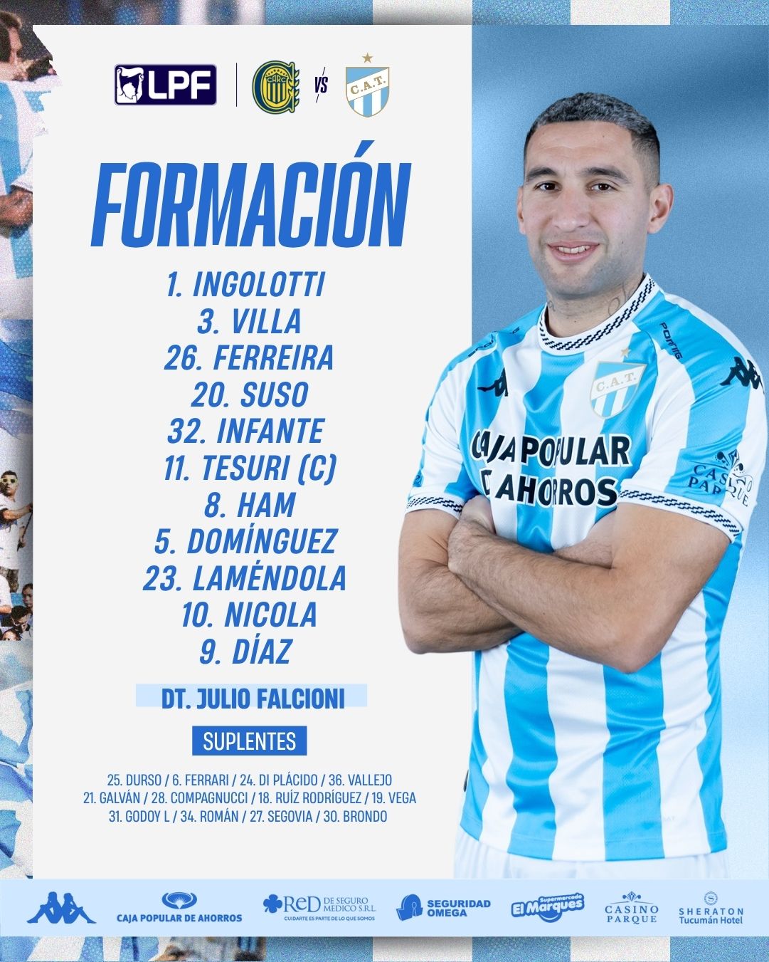 Formación de Atlético Tucumán