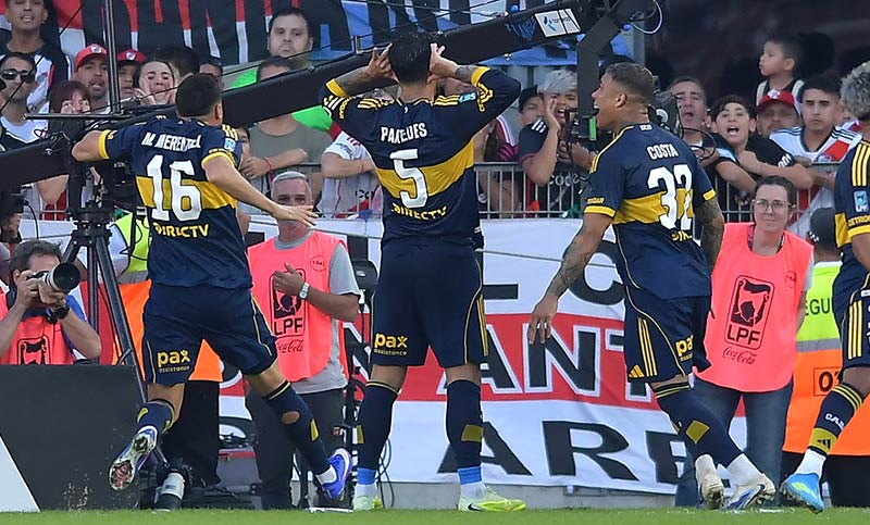 Con un penal de Paredes, Boca se quedó con el superclásico ante River Plate