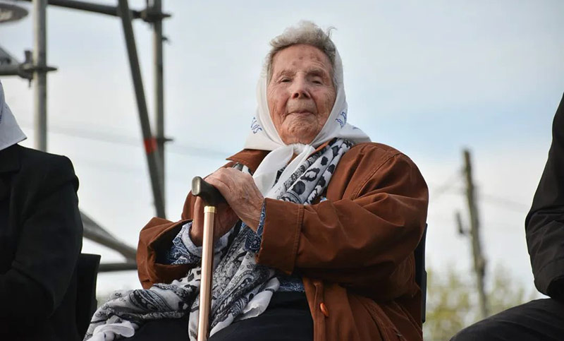 A sus 101 años murió Visitación Folgueiras de Loyola, histórica integrante de Madres de Plaza de Mayo