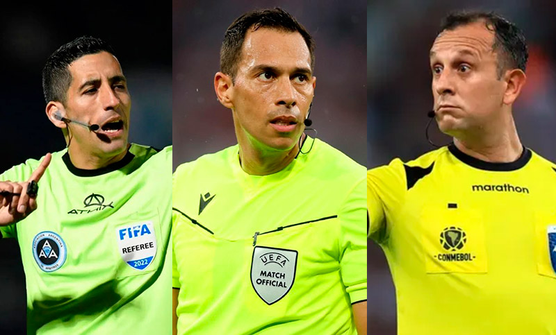Tres árbitros argentinos en el Mundial 2026