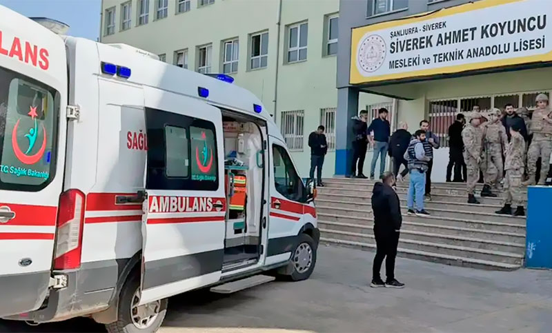 Un tiroteo realizado por un adolescente deja al menos 16 heridos en una escuela en Turquía