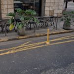 Un concejal solicita sacar los pretiles amarillos de las esquinas de Rosario