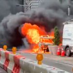 Impactante explosión de un auto cerca del Toro de Wall Street sembró pánico en Nueva York