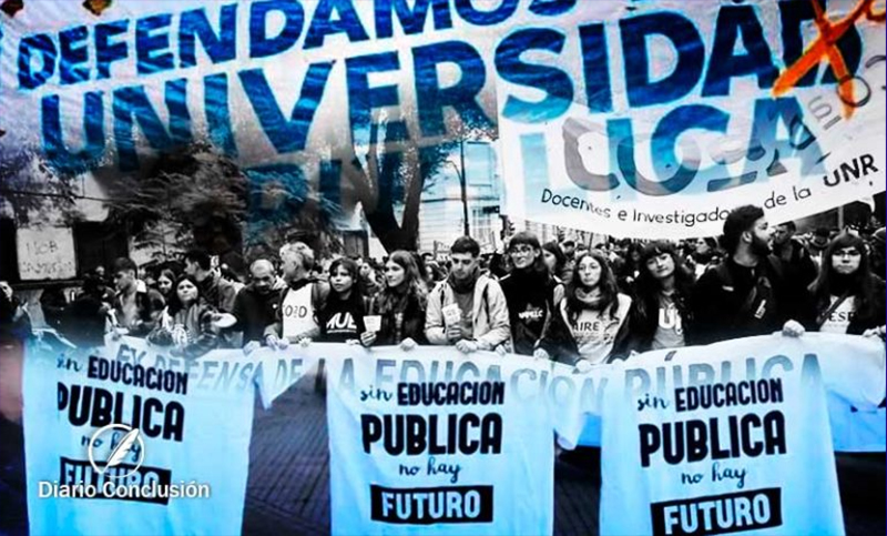 Realizan clases públicas en la antesala de una nueva marcha federal universitaria: “Es mentira que no hay plata”