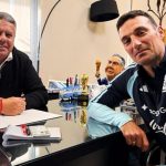 Tapia se reunió con Scaloni y ya se palpita el Mundial 2026