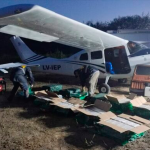 Hallaron un avión con 400 kilos de cocaína en Vera y hay ocho detenidos
