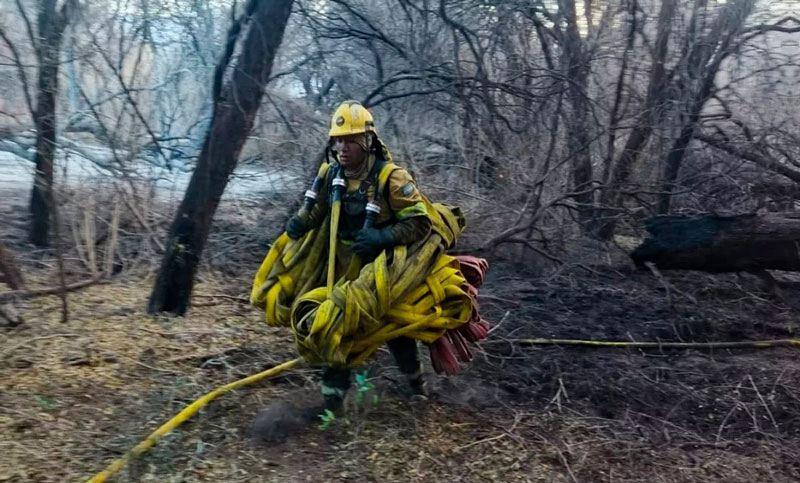 Incendio en Cafayate: llegó el alivio a la zona, el fuego está contenido