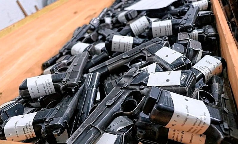 El Congreso sancionó una ley que permite declarar armas no registradas ante Anmac