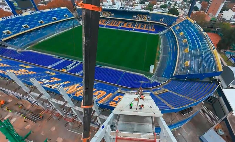 Central avanza en la construcción de la tercera bandeja en el Gigante