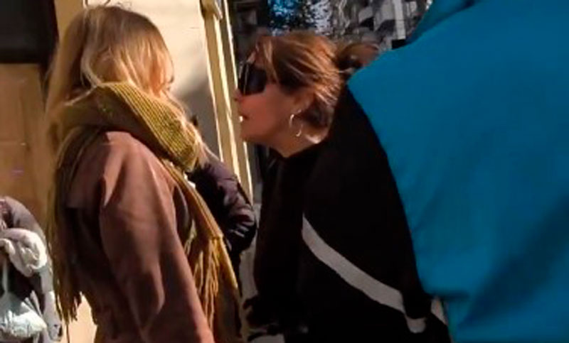 Increparon a Lemoine en Rosario: una ciclista la insultó, escupió y se produjo un tenso cruce
