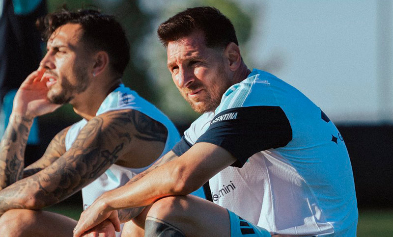 Lionel Messi despidió al Indio Solari