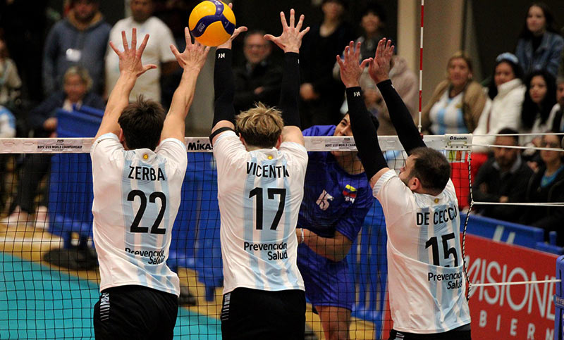 La selección argentina de voleibol juega un amistoso en Rosario