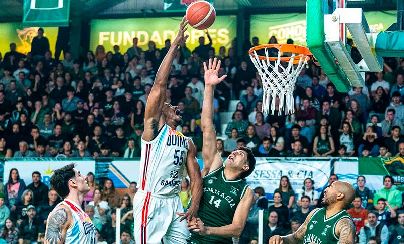 Liga Nacional: Gimnasia de Comodoro venció a Quimsa y quedó a un paso del título