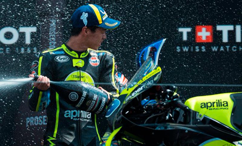 Ai Ogura ganó por primera vez en el MotoGP