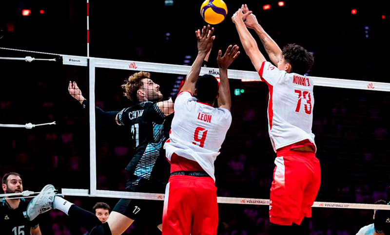 Argentina cayó ante Polonia en la Liga de Naciones de voleibol