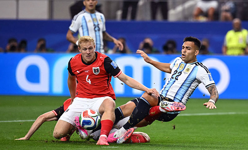 Apareció Messi tras una jugada colectiva fantástica y Argentina le gana a Austria por 1 a 0