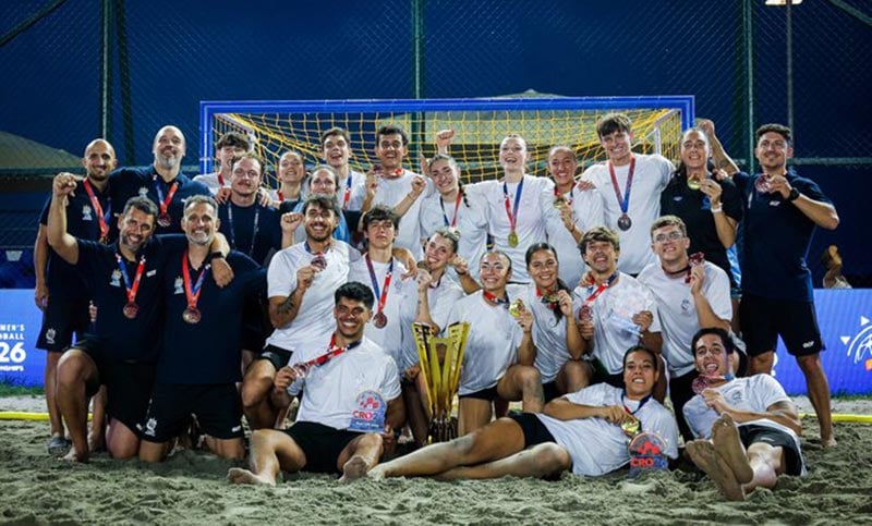 La selección femenina de beach handball se consagró campeona del mundo