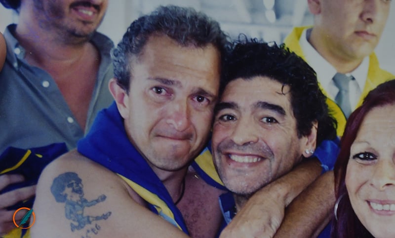 Cumple años el mismo día que Diego Maradona, pudo conocerlo y le compuso una canción: la historia de Palco 11