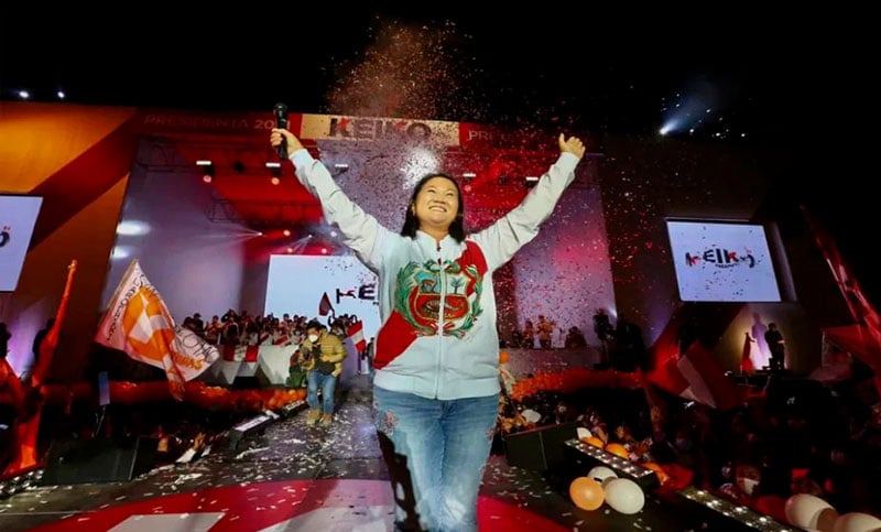 Con el conteo oficial al 100%, Keiko Fujimori logra la presidencia de Perú