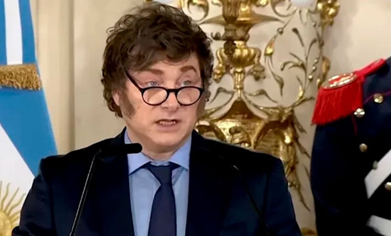 Milei defendió públicamente el retiro del pliego de Michelli: «Así es la Constitución»