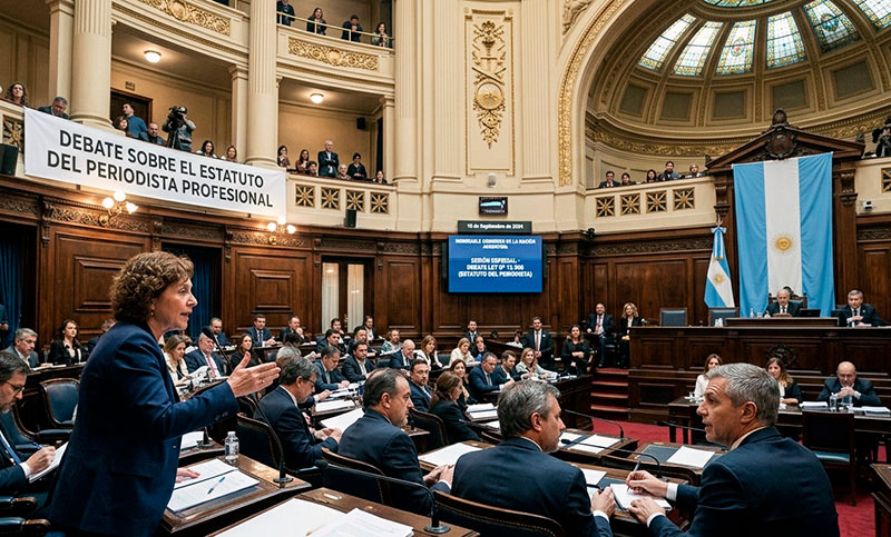 Debate clave en el Senado: se abre la discusión en comisiones sobre el nuevo Estatuto del Periodista Profesional