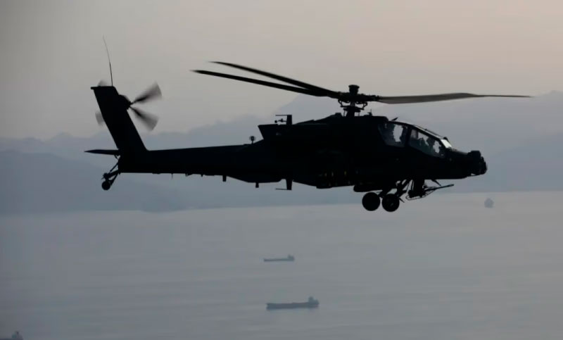Medio Oriente: un helicóptero militar de Estados Unidos se estrelló en las cercanías del estrecho de Ormuz