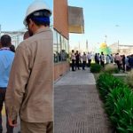 Fuerte protesta de trabajadores de Atucha por atraso salarial y persecución laboral del Gobierno
