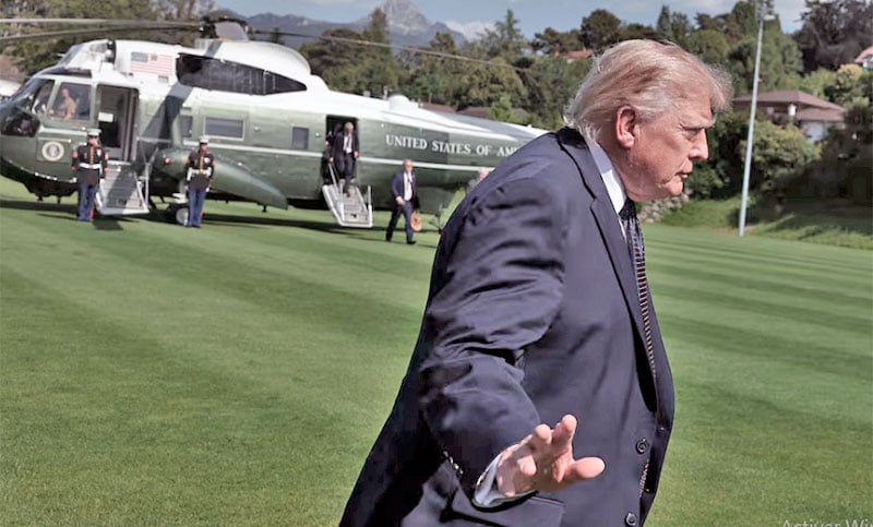 Trump amenaza con disparar y bombardear de nuevo contra Irán si no le “gusta como actúan”