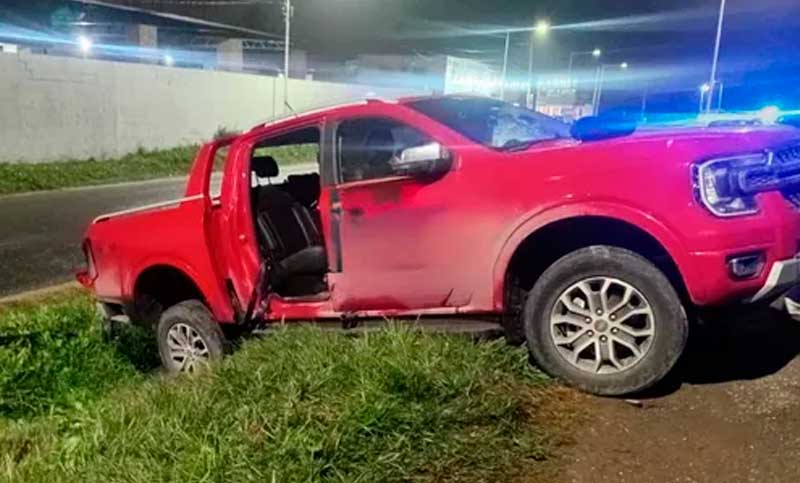 Roldán: tres heridos graves en un siniestro vial entre una camioneta y un camión