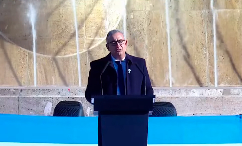 Javkin: “Hoy es un día de respeto por la bandera y la obra de Manuel Belgrano”