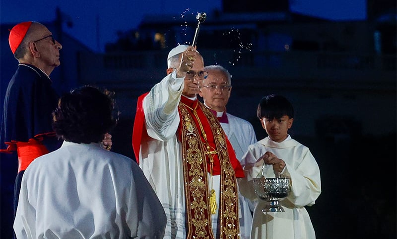 El papa León XIV, desde la Sagrada Familia: “No se puede creer en Jesús y promover la guerra”
