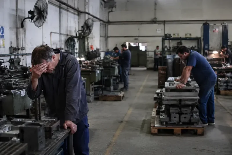 La industria en crisis: anticipan una caída del 5% en la producción de mayo