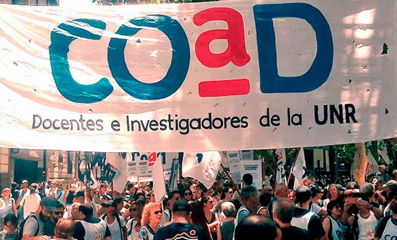 Docentes de la UNR paran toda la semana en reclamo del cumplimiento de la Ley de Financiamiento Universitario