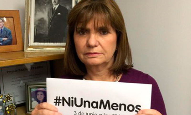 Bullrich afirmó que durante la gestión libertaria los femicidios se redujeron un 25% y Milei la apoyó: “Masterclass”