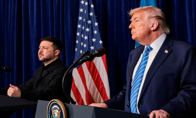 En busca de apoyo de Estados Unidos, Zelenski vuelve a reunirse con Trump en la Casa Blanca