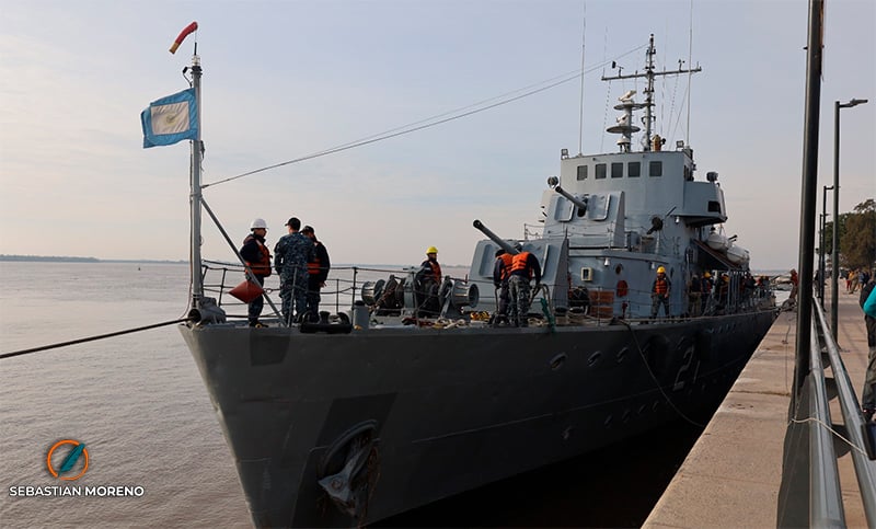 El ARA King llegó a Rosario y se podrá recorrer durante el finde: ¿para qué sirve este buque de la Armada Argentina?