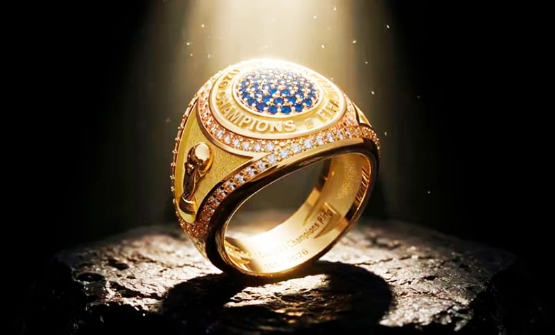 Por primera vez en la historia, el campeón del mundo recibirá 30 anillos de oro