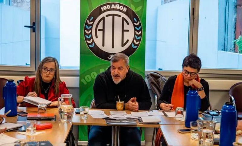 ATE confirmó paro nacional para el 3 de agosto por mejoras salariales y contra los despidos